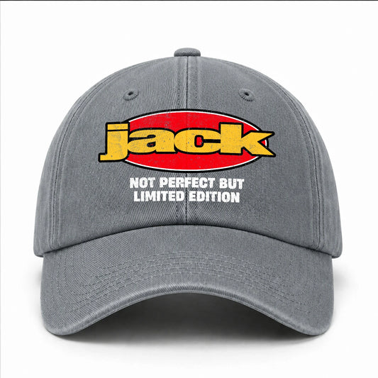 Your Name Not Perfect But Limited Edition Red Logo Washed Cap JACK 13K1 C84PF