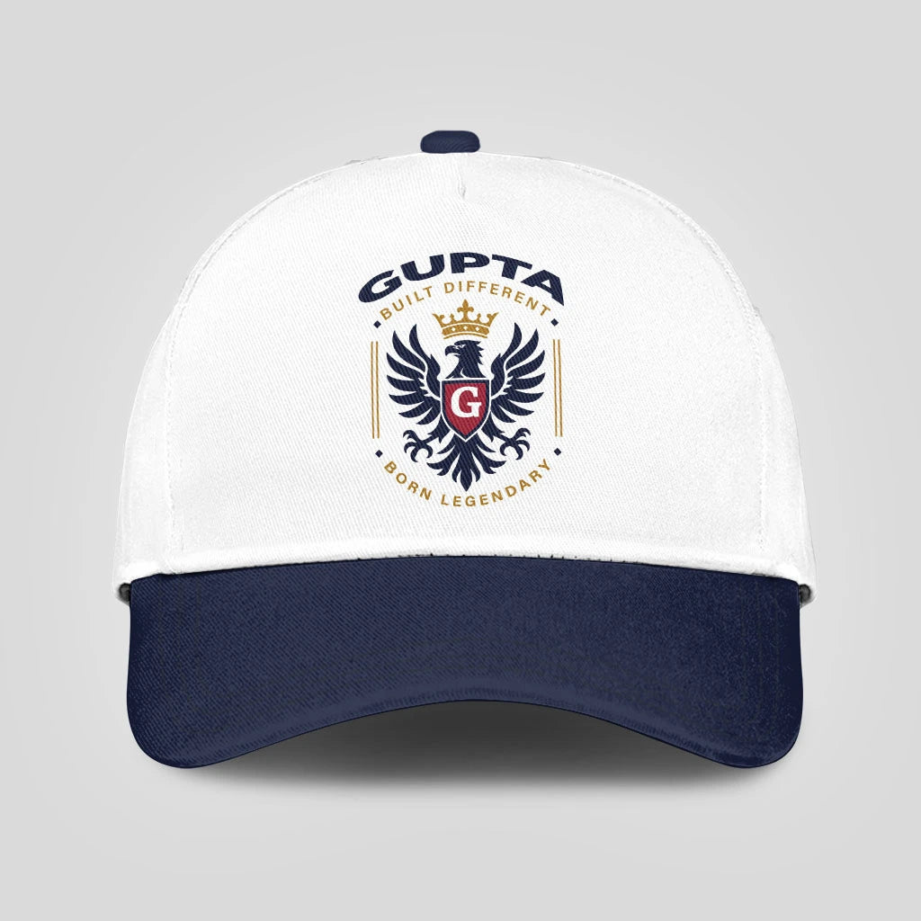 Built Different Born Legendary Elegant Blue And White Cap GUPTA 13K1 C76PF