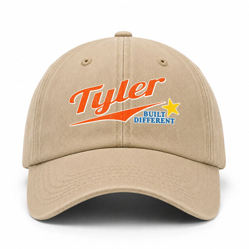Your Name Built Different Logo Washed Cap TYLER 13K1 C56PF