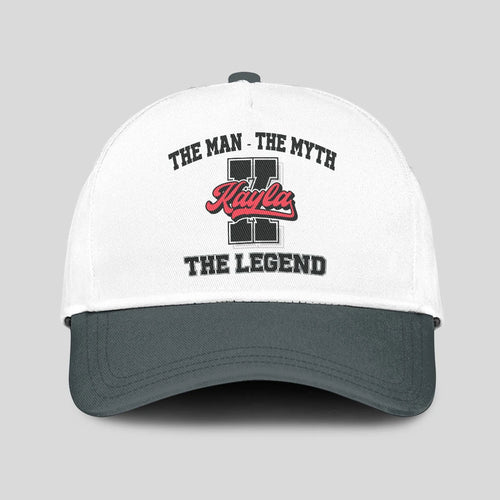 The Man The Myth The Legend Custom Initial Letter And Name Cap KAYLA 13K1 C38PF