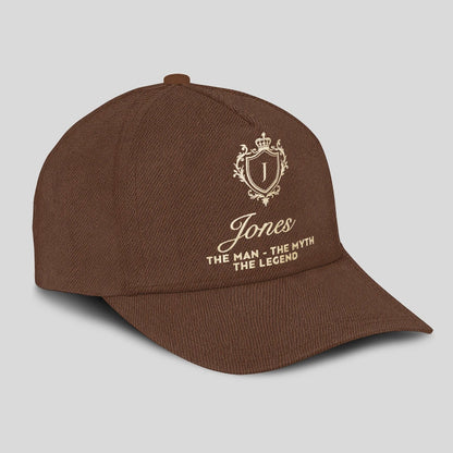 The Man The Myth The Legend Golden Brown Cap JONES 13K1 C142PF