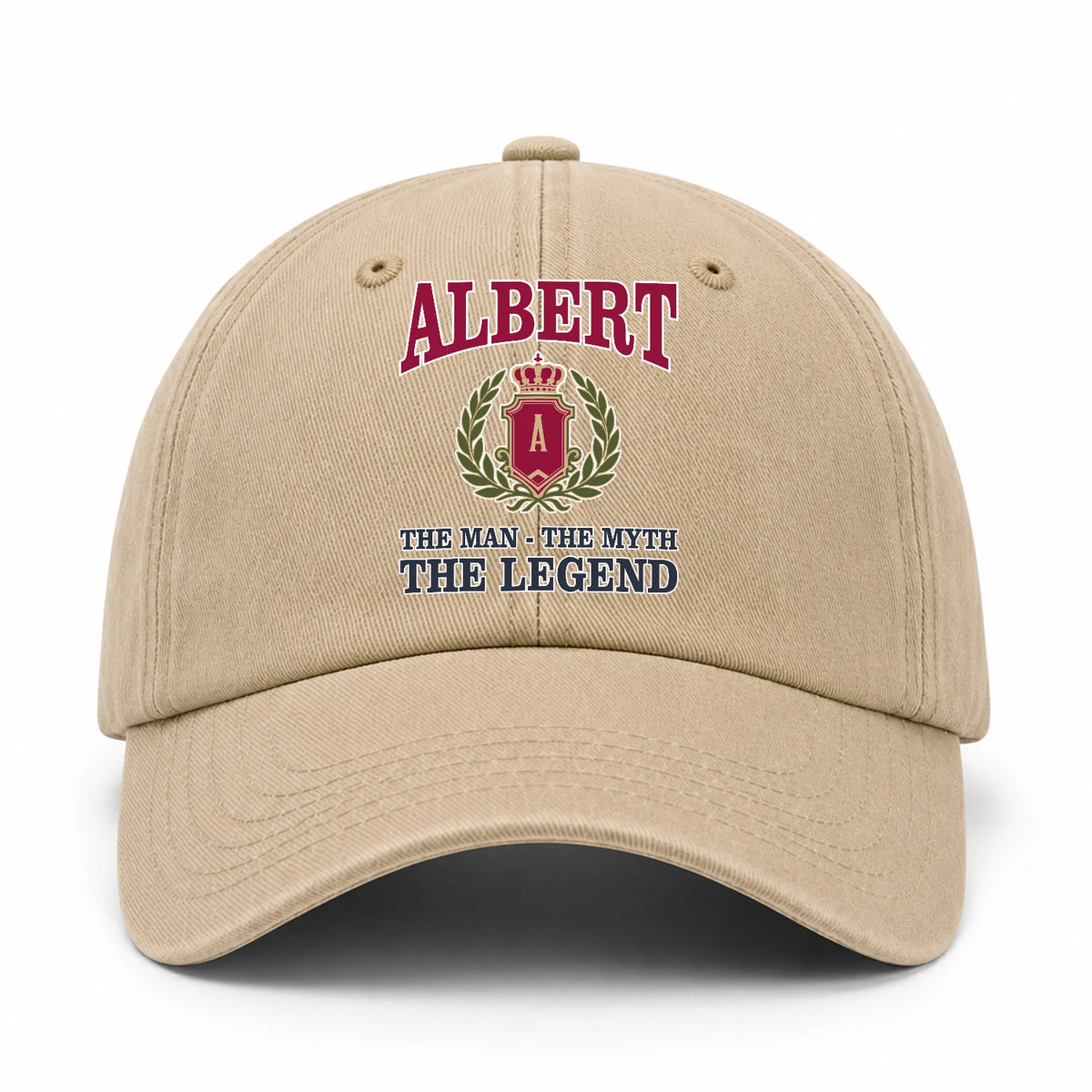 The Man The Myth The Legend Royal Khaki Cap ALBERT 13K1 C116PF