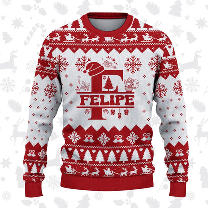 FELIPE Personalized Christmas Pajama Set - Holiday Gift Outfit 13K1-CR2