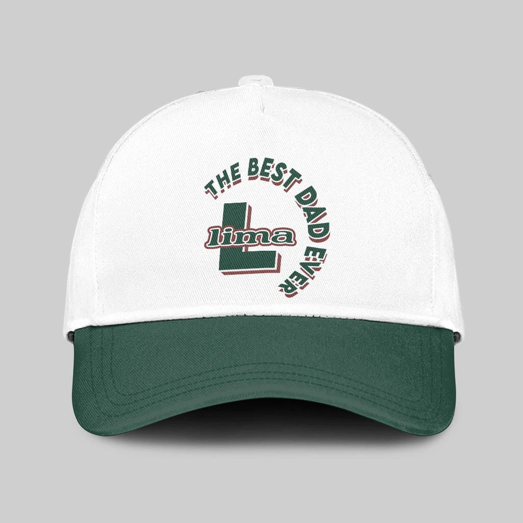 The Best Dad Ever Custom Name Cap LIMA 13K1 C35PF