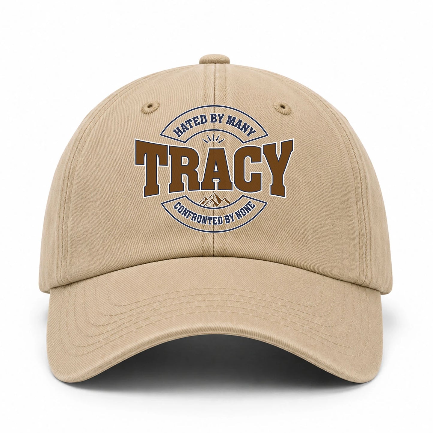 Hated By Many Confronted By None Washed Cap TRACY 13K1 C36PF