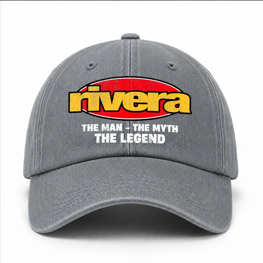 The Man The Myth The Legend Vintage Logo Washed Cap RIVERA 13K1 C162PF