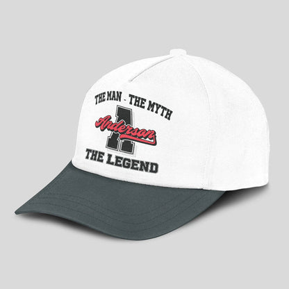 The Man The Myth The Legend Custom Initial Letter And Name Cap ANDERSON 13K1 C38PF