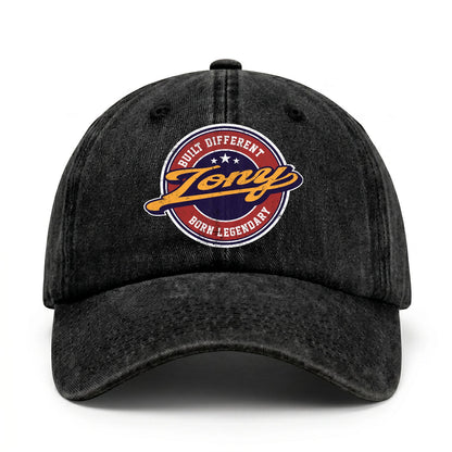 Built Different Born Legendary Logo Washed Cap TONY 13K1 C65PF