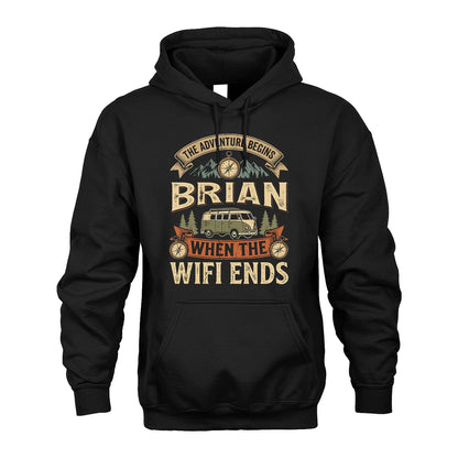 BRIAN 13K1-547 The Adventure Begins Name When The Wifi Ends