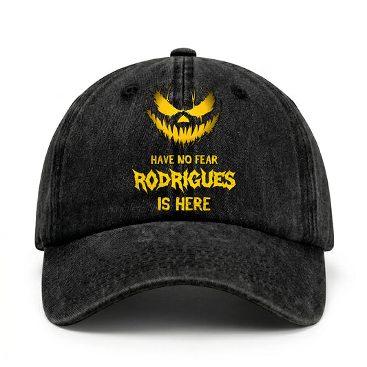 Have No Fear Your Name Is Here Jack O' Lantern Washed Cap RODRIGUES 13K1 C135PF