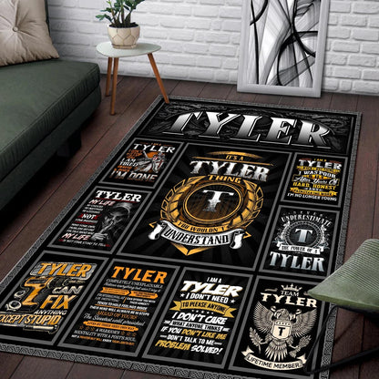 TYLER Personalized Sponge Floor Mat – Custom Printed Home Decor 13K1-AR2
