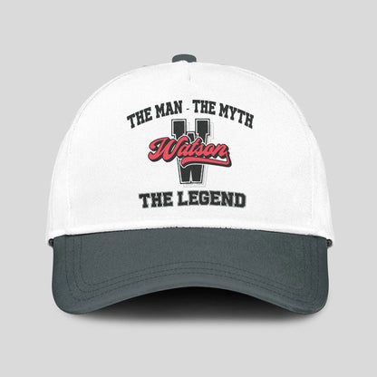 The Man The Myth The Legend Custom Initial Letter And Name Cap WATSON 13K1 C38PF