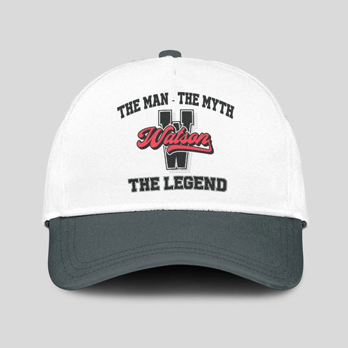 The Man The Myth The Legend Custom Initial Letter And Name Cap WATSON 13K1 C38PF
