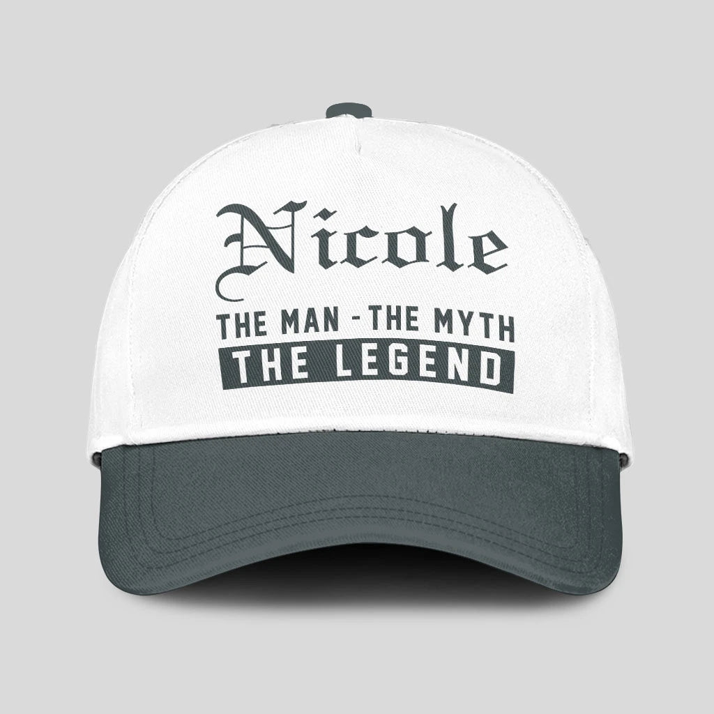 The Man The Myth The Legend Luxury Cap NICOLE 13K1 C39PF