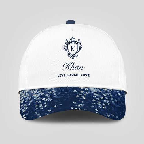 Live Laugh Love Floral Luxury Cap KHAN 13K1 C110PF