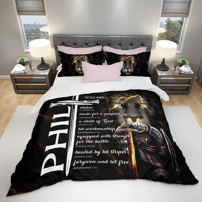 PHIL Limited Edition Personalized Bedding Set 13K1-BS1