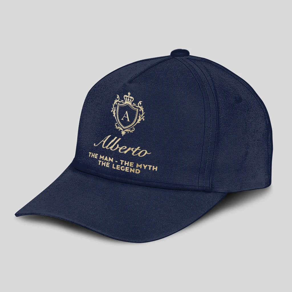 The Man The Myth The Legend Golden Navy Cap ALBERTO 13K1 C138PF
