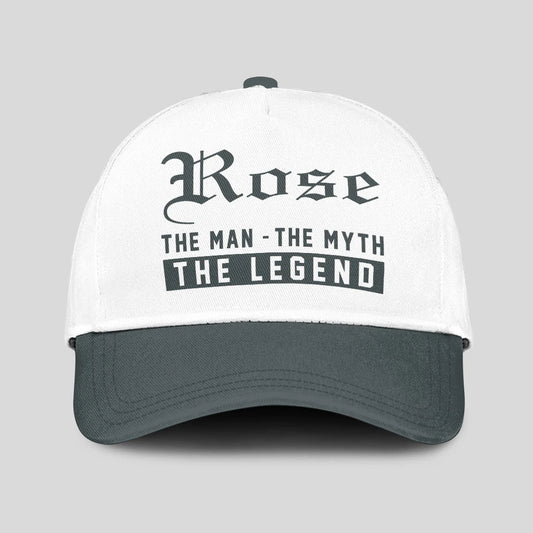 The Man The Myth The Legend Luxury Cap ROSE 13K1 C39PF