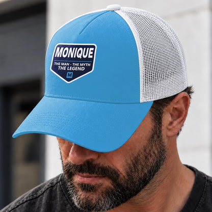 The Man The Myth The Legend Light Blue Mesh Cap MONIQUE 13K1 C190PF