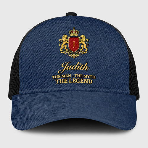The Man The Myth The Legend Royal Blue Mesh Cap JUDITH 13K1 C187PF