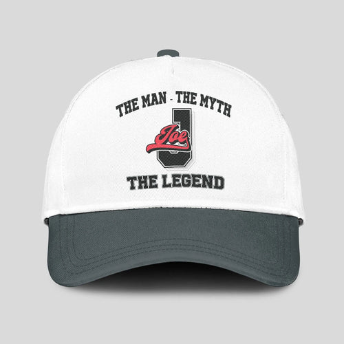 The Man The Myth The Legend Custom Initial Letter And Name Cap JOE 13K1 C38PF
