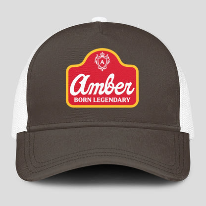 Born Legendary Charcoal Mesh Cap AMBER 13K1 C196PF