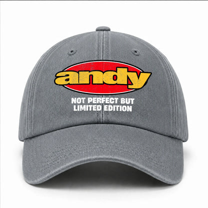 Your Name Not Perfect But Limited Edition Red Logo Washed Cap ANDY 13K1 C84PF