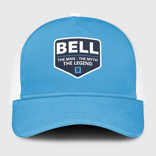 The Man The Myth The Legend Light Blue Mesh Cap BELL 13K1 C190PF