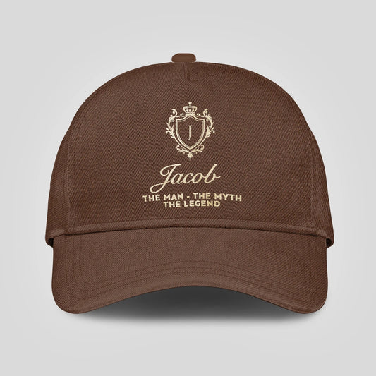 The Man The Myth The Legend Golden Brown Cap JACOB 13K1 C142PF