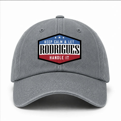 Keep Calm & Let Your Name Handle It Washed Cap RODRIGUES 13K1 C87PF