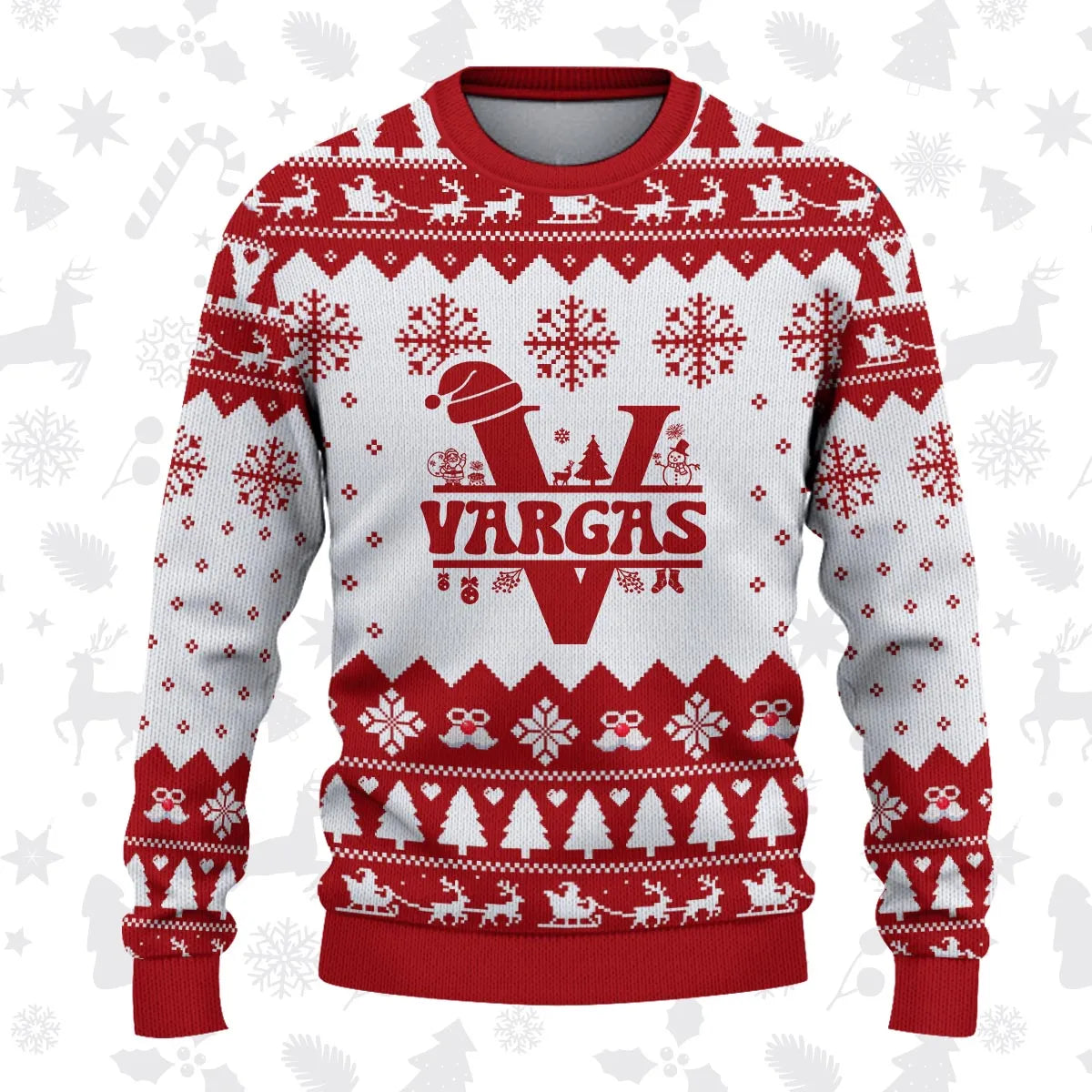 VARGAS Personalized Christmas Pajama Set - Holiday Gift Outfit 13K1-CR2