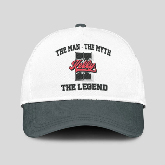 The Man The Myth The Legend Custom Initial Letter And Name Cap KELLY 13K1 C38PF
