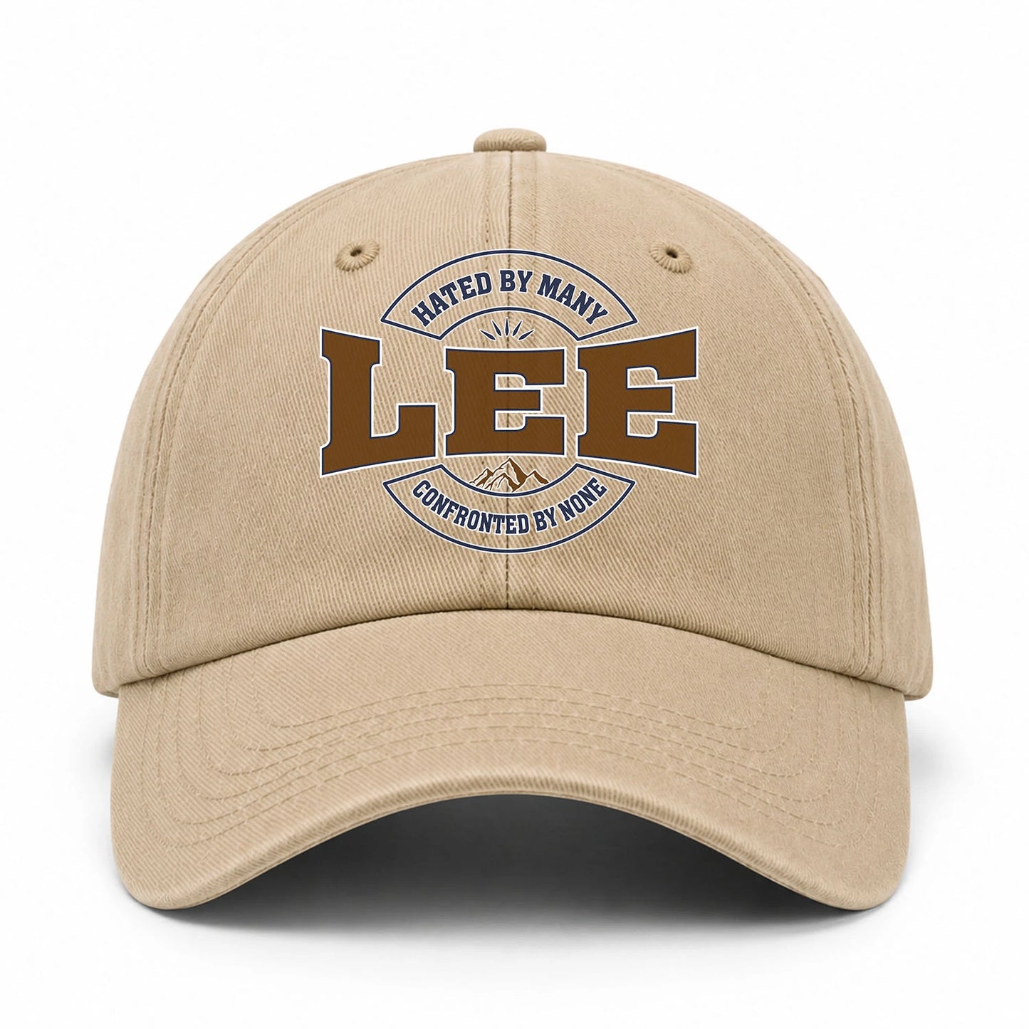 Hated By Many Confronted By None Washed Cap LEE 13K1 C36PF