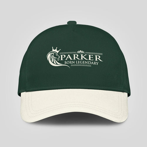 Born Legendary Lion Logo Sage Green And Beige Cap PARKER 13K1 C182PF