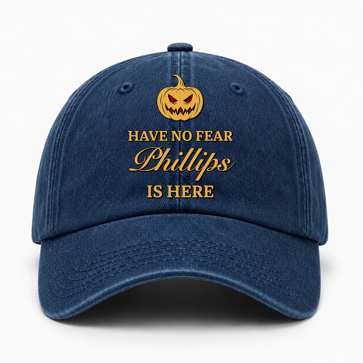 Have No Fear Your Name Is Here Jack O' Lantern Washed Cap PHILLIPS 13K1 C165PF