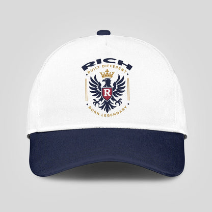 Built Different Born Legendary Elegant Blue And White Cap RICH 13K1 C76PF