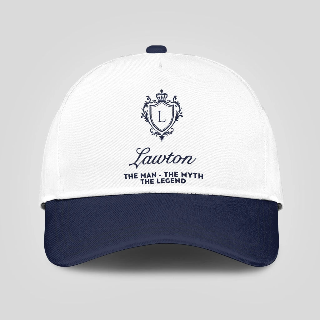 The Man The Myth The Legend Blue Cap LAWTON 13K9 C46PF