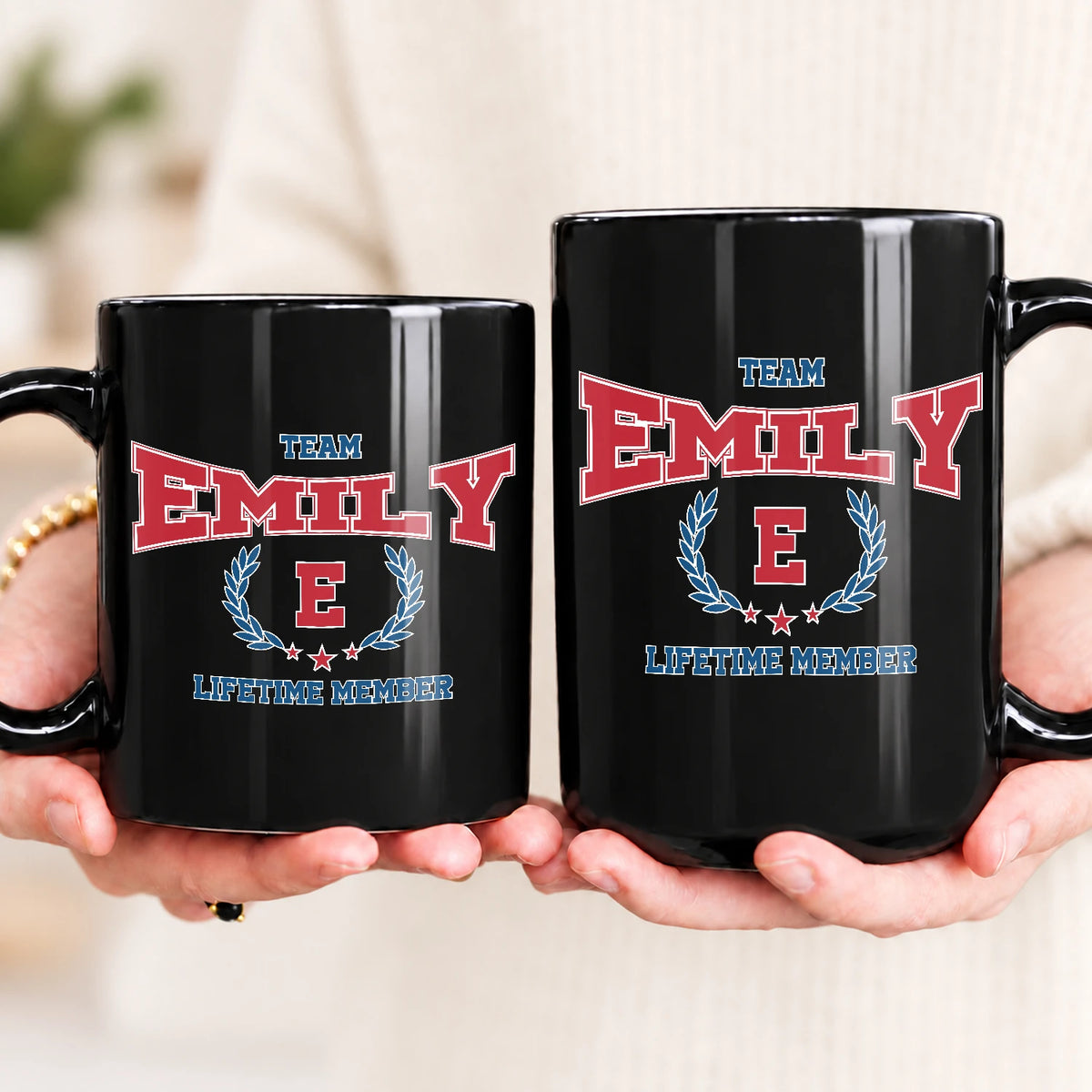 Team Your Name Lifetime Member Sporty Mug EMILY 13K1 MG09
