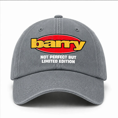 Your Name Not Perfect But Limited Edition Red Logo Washed Cap BARRY 13K1 C84PF