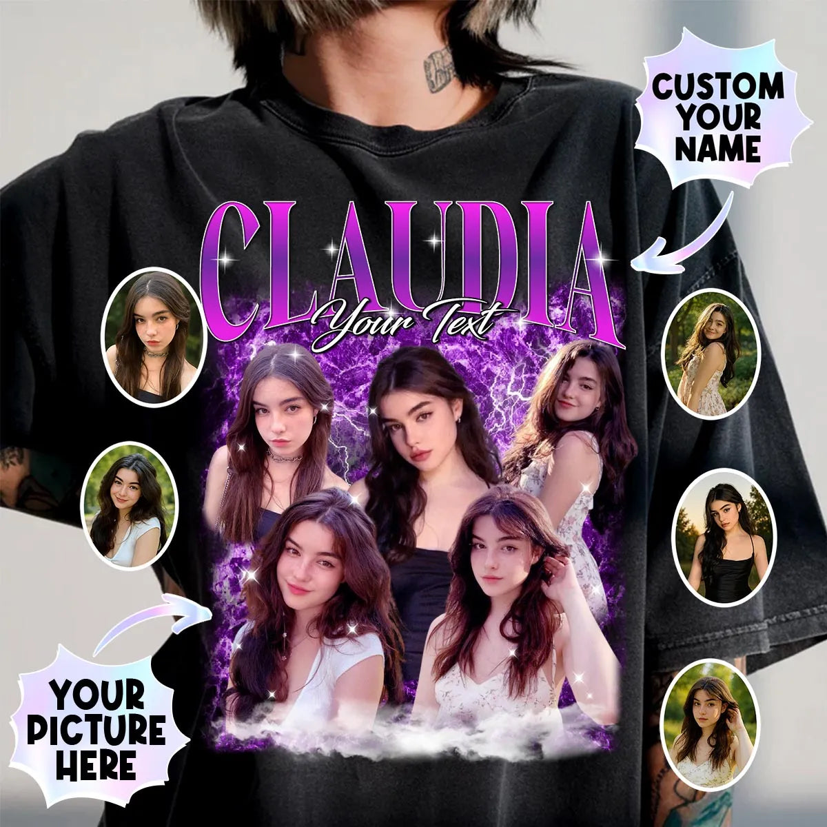 CLAUDIA 13K1-CTN1 Bootleg Rap Tee | Custom Bootleg T-Shirt | Perfect Gift