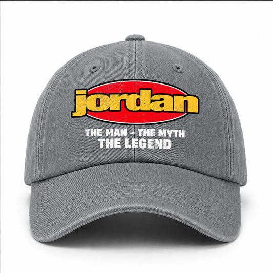 The Man The Myth The Legend Vintage Logo Washed Cap JORDAN 13K1 C162PF