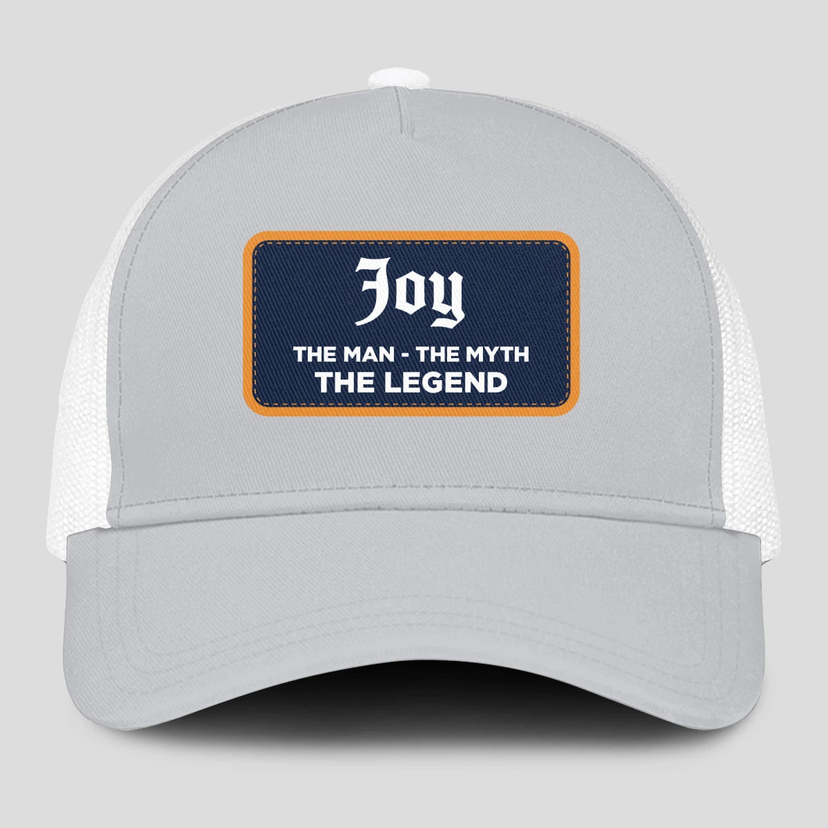 The Man The Myth The Legend Gray Mesh Cap JOY 13K1 C204PF
