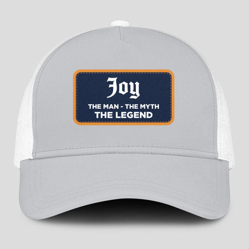 The Man The Myth The Legend Gray Mesh Cap JOY 13K1 C204PF