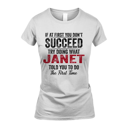 JANET 13K1-357 If At First You Don't Succeed...