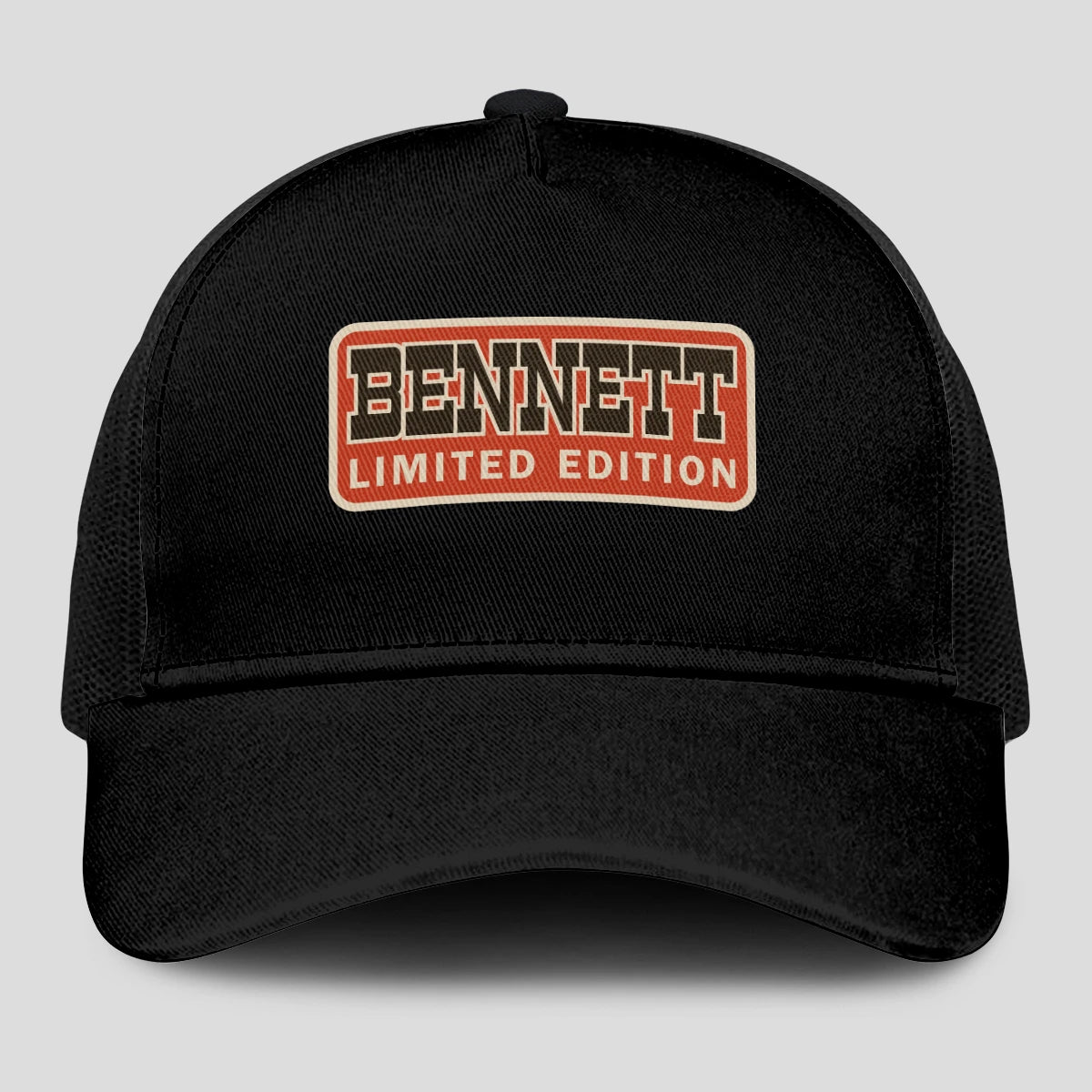 Limited Edition Red Logo Black Mesh Cap BENNETT 13K1 C215PF