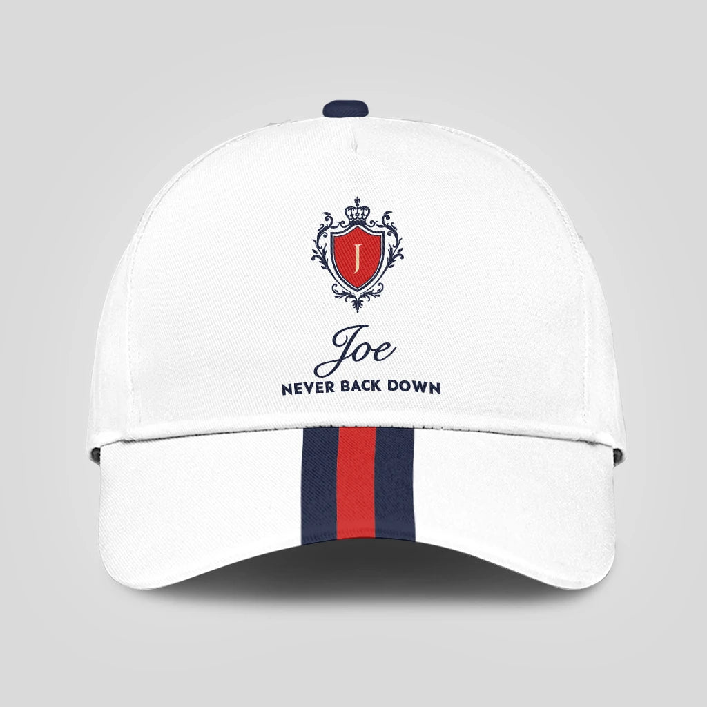Never Back Down Stripped Cap JOE 13K1 C86PF