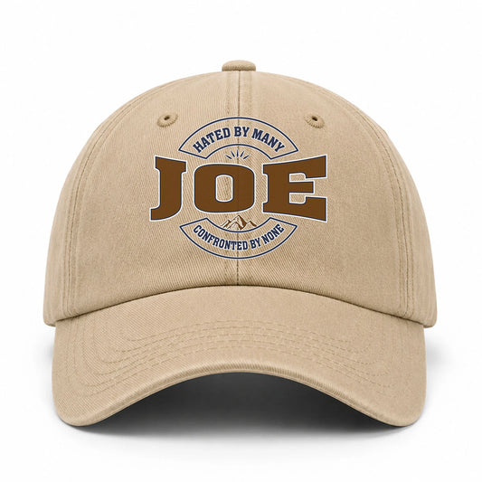 Hated By Many Confronted By None Washed Cap JOE 13K1 C36PF