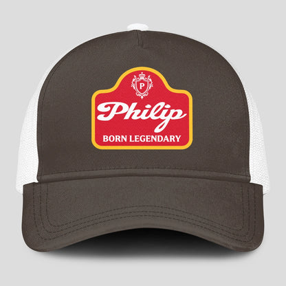 Born Legendary Charcoal Mesh Cap PHILIP 13K1 C196PF