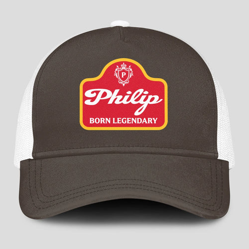 Born Legendary Charcoal Mesh Cap PHILIP 13K1 C196PF