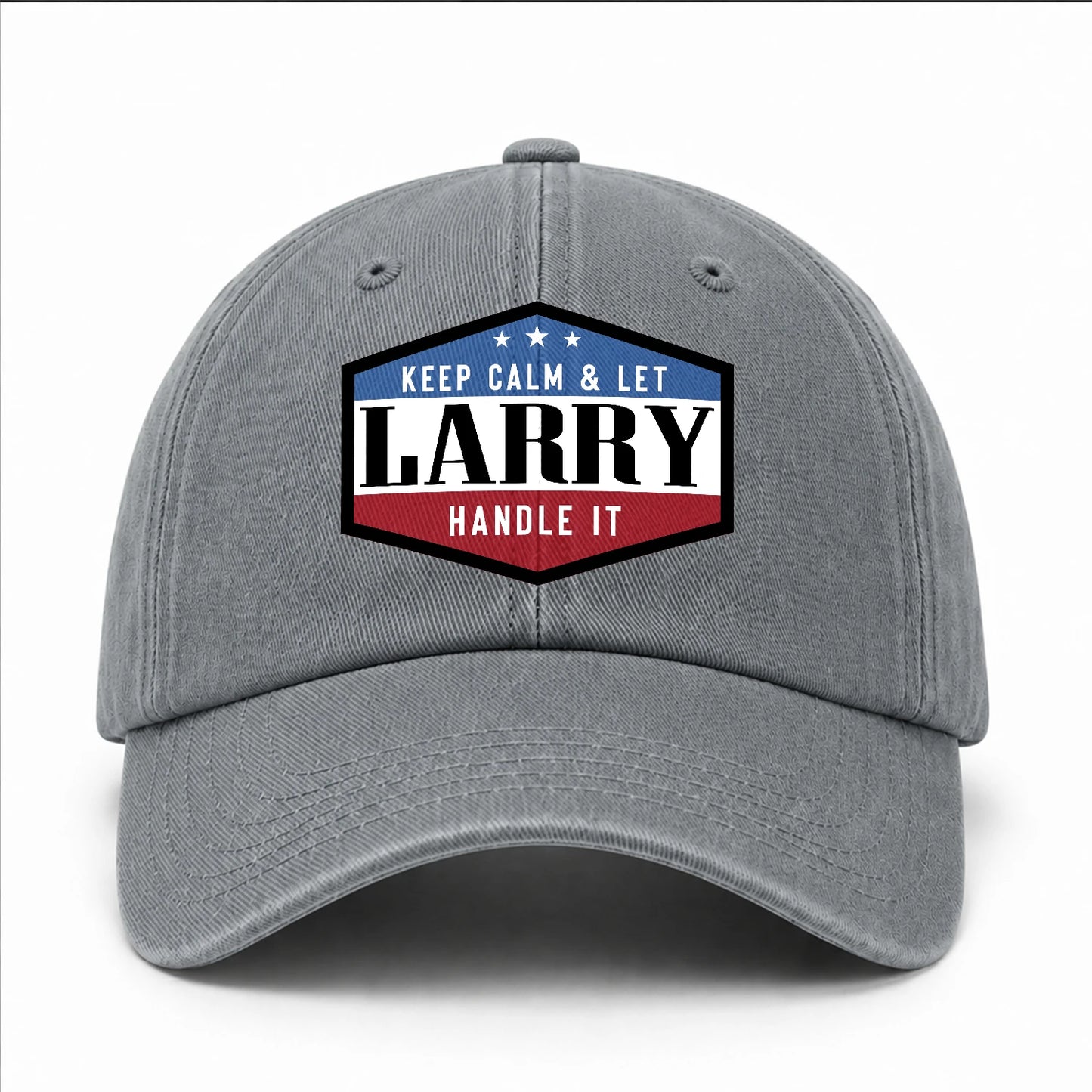 Keep Calm & Let Your Name Handle It Washed Cap LARRY 13K1 C87PF